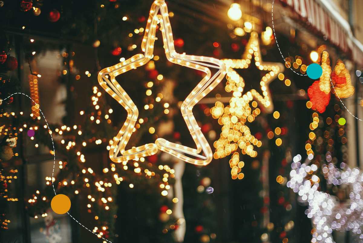 star holiday lights